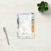 Post-it® Carte d'Air Afrique du monde (Bureau)