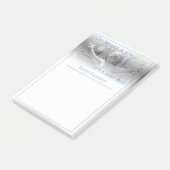Post-it® Carte d'annonce de naissance avec bébé (Incliné)