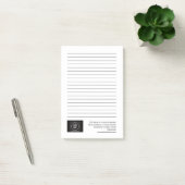 Post-it® Carte de correspondance de base avec logo de l'ent (Bureau)