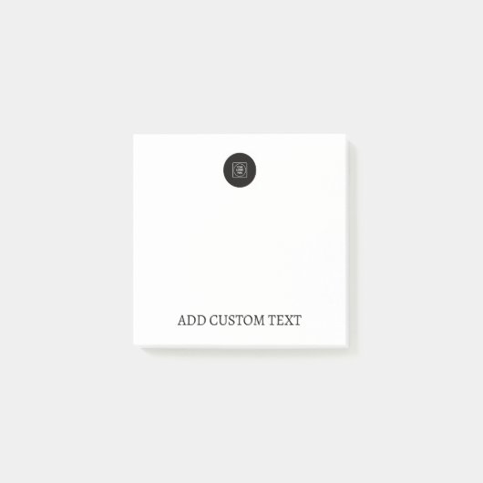 Post-it® Carte de correspondance professionnelle avec texte (Devant)