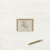 Post-it® Carte de la constellation du Capricorne Hevelius v (Sur un bureau)