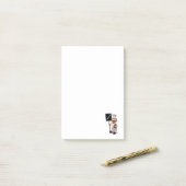 Post-it® Carte de menu de bienvenue - Chef cuisinier (Sur un bureau)