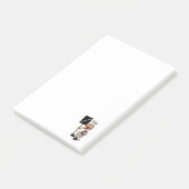 Post-it® Carte de menu de bienvenue - Chef cuisinier (Incliné)