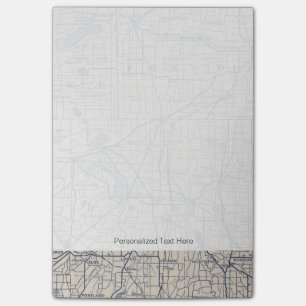 Post-it® Carte de route de bicyclette du Wisconsin 4