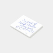 Post-it® Carte de visite de Scribble (Incliné)