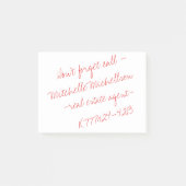 Post-it® Carte de visite Stick II (Devant)