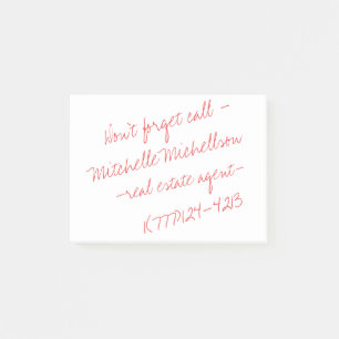 Post-it® Carte de visite Stick II