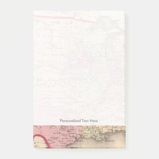 Post-it® Carte des Etats-Unis 5 (Devant)