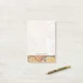 Post-it® Carte des États-Unis et du Canada (Sur un bureau)