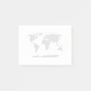 Post-it® Carte du monde du voyage