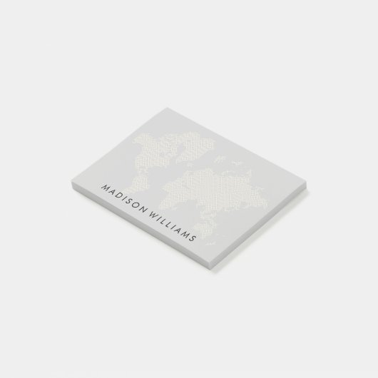 Post-it® Carte du monde numérique (Incliné)