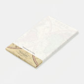 Post-it® Carte du monde sur la projection mondiale (Incliné)