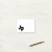 Post-it® Carte du Texas (Sur un bureau)