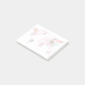 Post-it® Carte en pastel du monde de Comestics (Incliné)