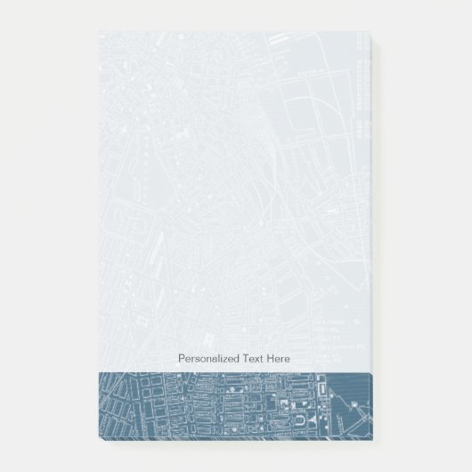 Post-it® Carte graphique de Boston (Devant)