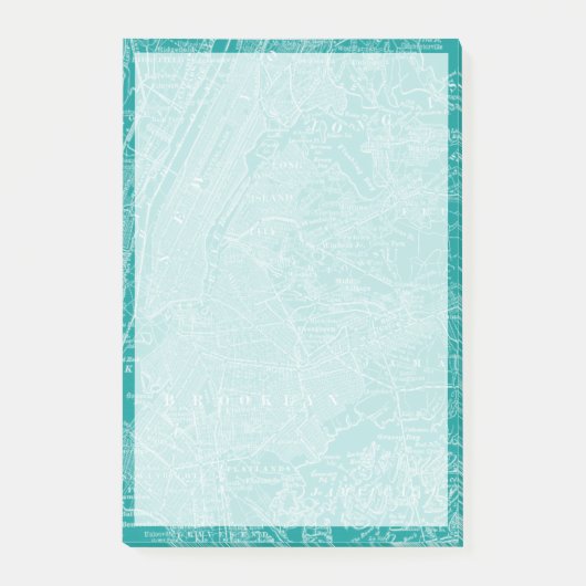 Post-it® Carte graphique de New York (Devant)