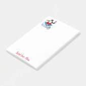 Post-it® Carte Joyeuse Saint-Valentin Pingouin (Incliné)