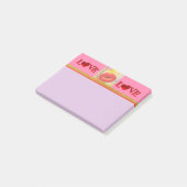 Post-it® Carte Postale Valentine Kiss Post-It Notes (Incliné)