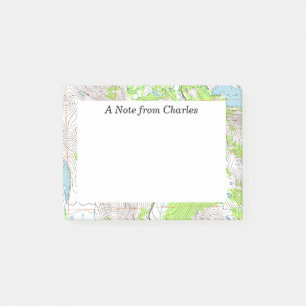 Post-it® Carte topographique personnalisée