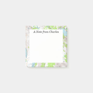 Post-it® Carte topographique personnalisée