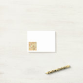 Post-it® Carte Vintage de Londres Thames (Sur un bureau)