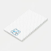 Post-it® Cartes à notes Kawaii Pirate Skull (Incliné)