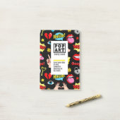 Post-it® Cartes dans le style comique (Sur un bureau)