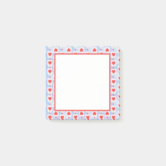 Post-it® Cartes de Saint Valentin Tie Dye Notes (Devant)