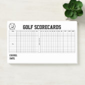 Post-it® Cartes de score de golf (Bureau)