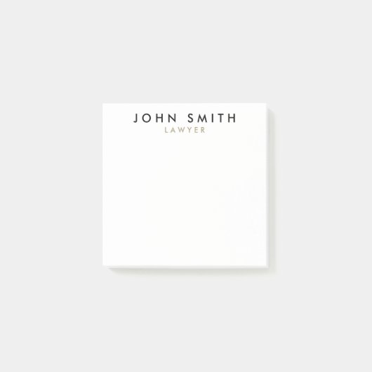 Post-it® Cartes professionnelles (Devant)