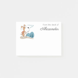 Post-it® Cartographier Chien mignon Randonnée Woodland Hill