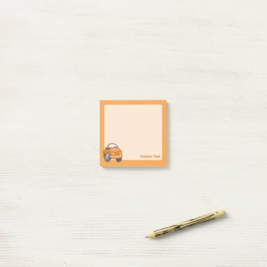 Post-it® Carton Orange (Sur un bureau)