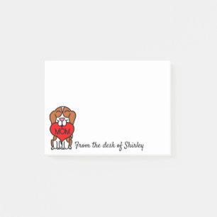 Post-it® Cartoon Beagle Heart Maman