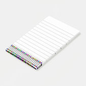 Post-it® Cartoon Crayon Motif Linked (Incliné)
