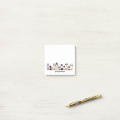 Post-it® cartoon dogs in a row design2 (Sur un bureau)