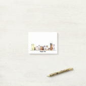 Post-it® cartoon dogs postit (Sur un bureau)