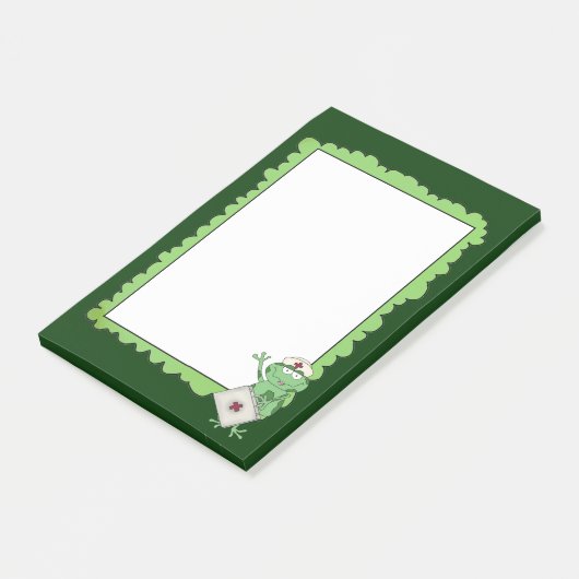 Post-it® Cartoon Nurse Postit note (Incliné)