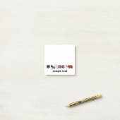 Post-it® cartoon pig group post it (Sur un bureau)