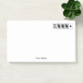 Post-it® Casino Night Poker Royal Straight Flush Spades (Bureau)