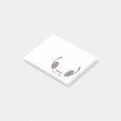 Post-it® Casques avec boutons de contrôle du volume des méd (Incliné)