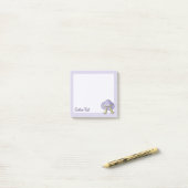 Post-it® Casquette de paille Lilac (Sur un bureau)