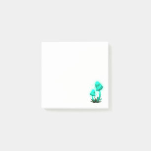 Post-it® Casquette de Pixie psychédélique de Cyan brillant