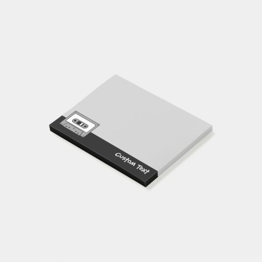 Post-it® Cassette audio Grey (Incliné)