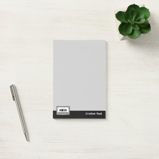 Post-it® Cassette audio Grey (Bureau)