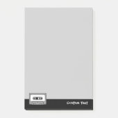 Post-it® Cassette audio Grey (Devant)