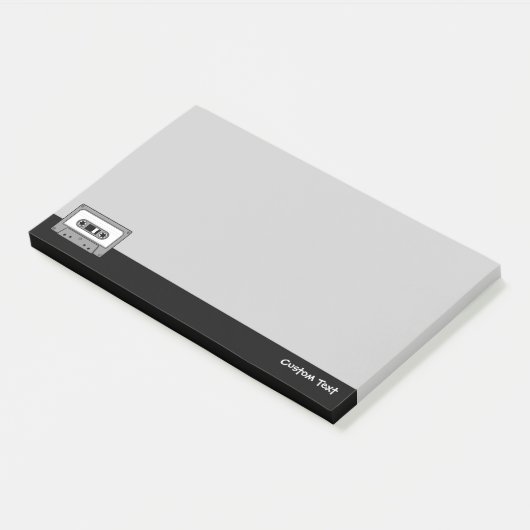 Post-it® Cassette audio Grey (Incliné)