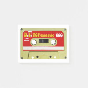 Post-it® cassette de musique pop rétro bande d'enregistrem