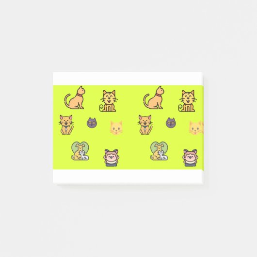 Post-it® Cat Dog Pets Paws (Devant)
