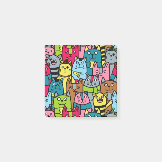 Post-it® Cat et kitten (Devant)