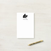 Post-it® Cat Fight Dessin Drôle Chats Drôle Dessin Personna (Sur un bureau)